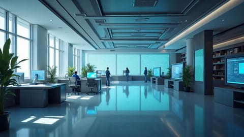 Futuristische workspace 2030